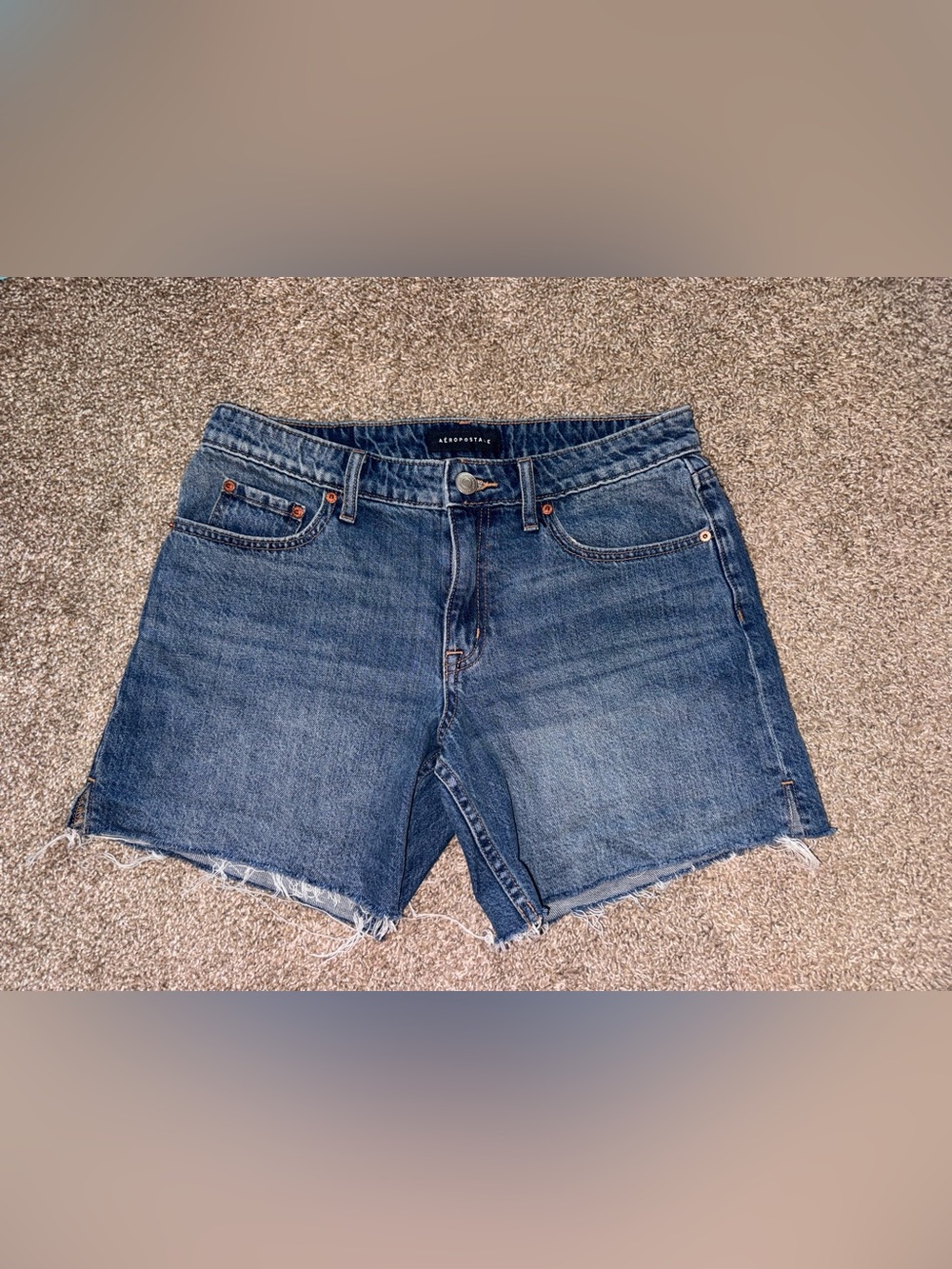 Aeropostale Baggy Denim Cutoff Shorts